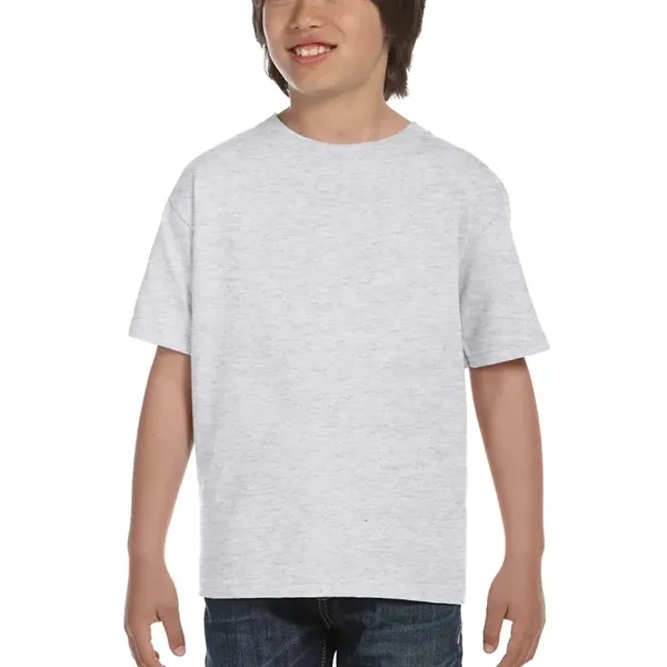 DryBlend youth T-Shirt with seamless double needle 3/4" collar.... from ASI 39552 BEL Promo