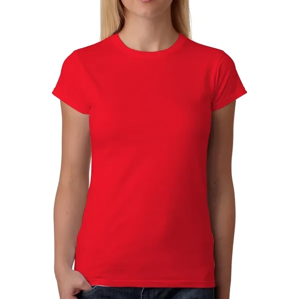Ladies Gildan junior fit t-shirt offered in many sizes and colors.... from ASI 39552 BEL Promo