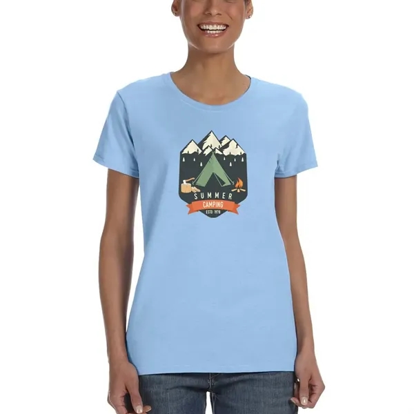 Women's heavy cotton fit t-shirt made of 100% cotton pre-shrunken jersey... from ASI 39552 BEL Promo