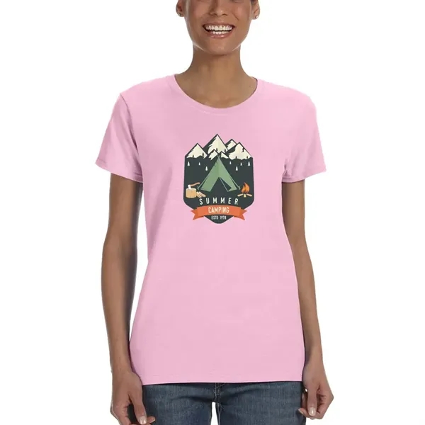 Women's heavy cotton fit t-shirt made of 100% cotton pre-shrunken jersey... from ASI 39552 BEL Promo