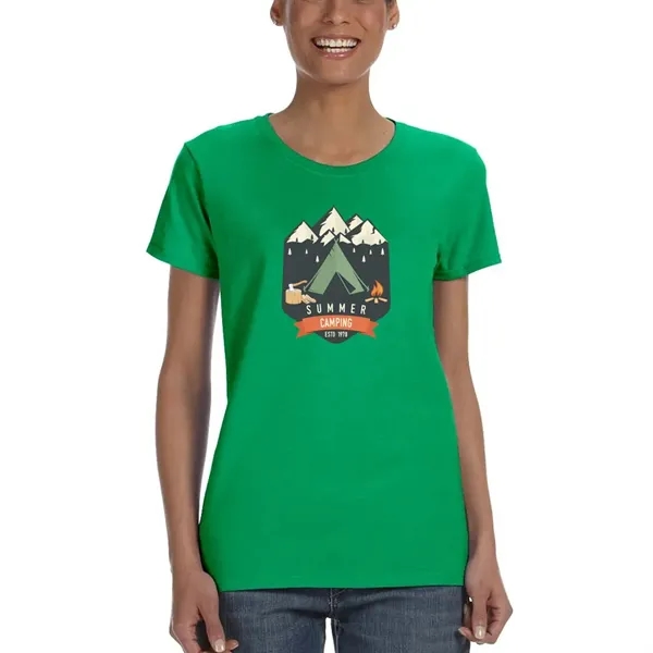 Women's heavy cotton fit t-shirt made of 100% cotton pre-shrunken jersey... from ASI 39552 BEL Promo