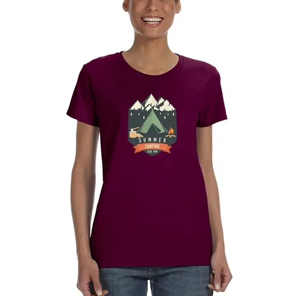 Women's heavy cotton fit t-shirt made of 100% cotton pre-shrunken jersey... from ASI 39552 BEL Promo
