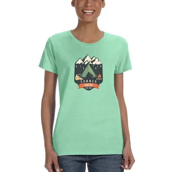 Women's heavy cotton fit t-shirt made of 100% cotton pre-shrunken jersey... from ASI 39552 BEL Promo