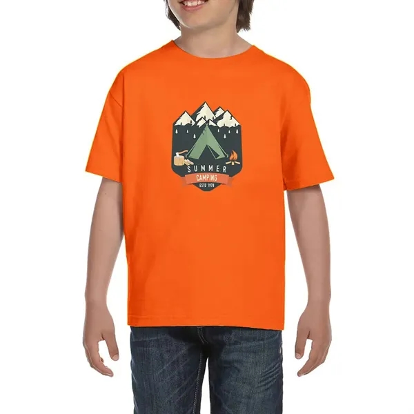 DryBlend youth T-Shirt with seamless double needle 3/4" collar.... from ASI 39552 BEL Promo