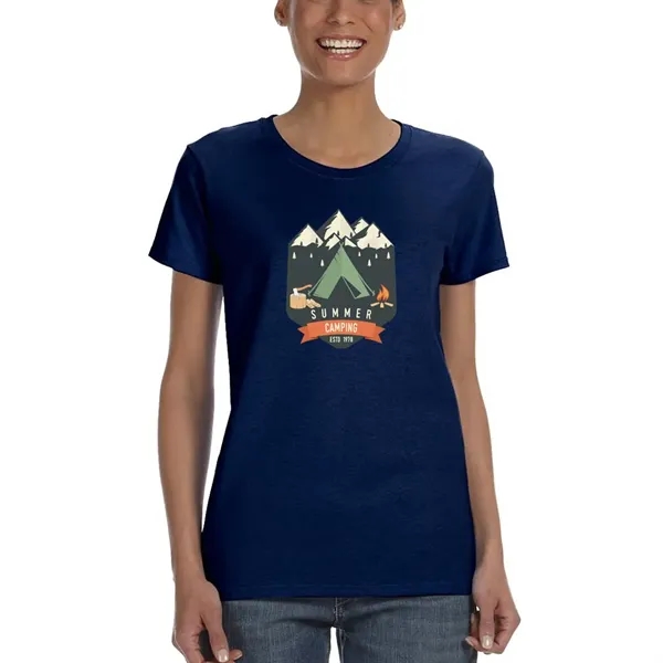 Women's heavy cotton fit t-shirt made of 100% cotton pre-shrunken jersey... from ASI 39552 BEL Promo