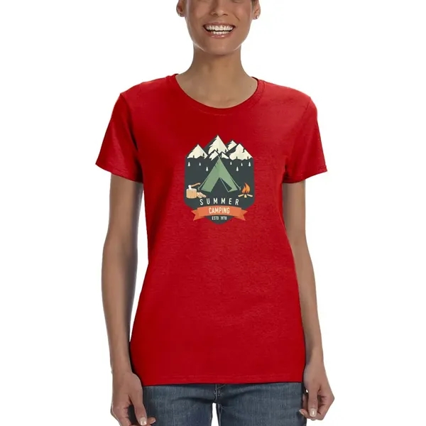Women's heavy cotton fit t-shirt made of 100% cotton pre-shrunken jersey... from ASI 39552 BEL Promo