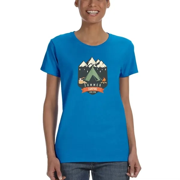 Women's heavy cotton fit t-shirt made of 100% cotton pre-shrunken jersey... from ASI 39552 BEL Promo