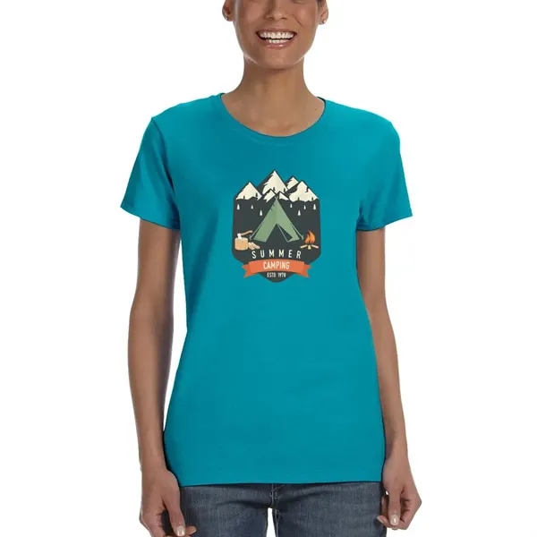 Women's heavy cotton fit t-shirt made of 100% cotton pre-shrunken jersey... from ASI 39552 BEL Promo