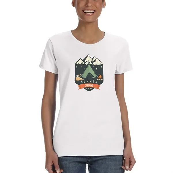 Women's heavy cotton fit t-shirt made of 100% cotton pre-shrunken jersey... from ASI 39552 BEL Promo