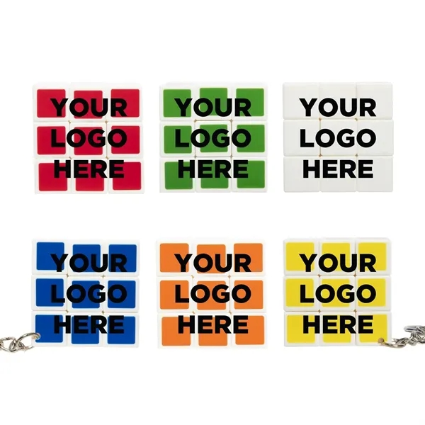 12 pack of puzzle cube keychains.... from ASI 42016 Brighter Promotions Inc / Chemical Light™