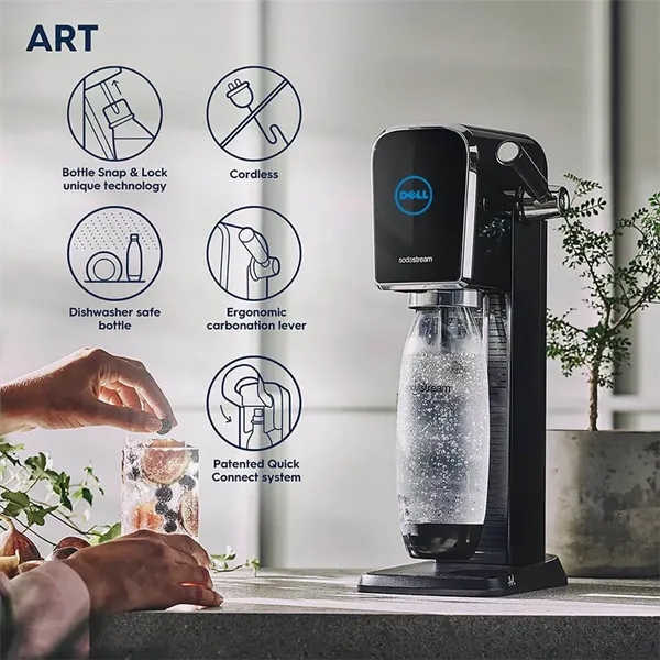 The SodaStream Art™ sparkling water maker celebrates the art of making... from ASI 61005 Hirsch Gift Inc