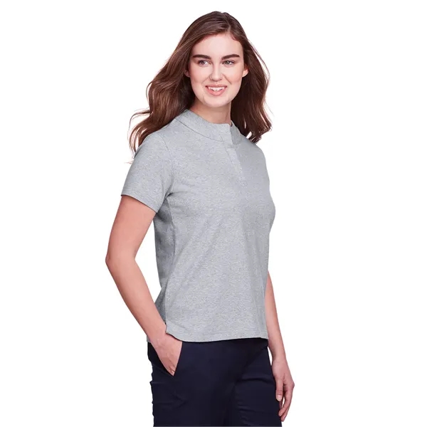 Ladies' polo made of cotton and spandex jersey with moisture-wicking and... from ASI 34063 alphabroder