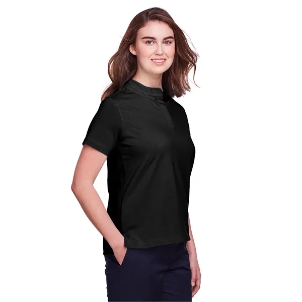 Ladies' polo made of cotton and spandex jersey with moisture-wicking and... from ASI 34063 alphabroder
