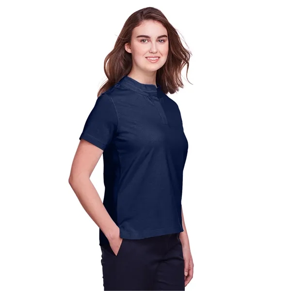 Ladies' polo made of cotton and spandex jersey with moisture-wicking and... from ASI 34063 alphabroder