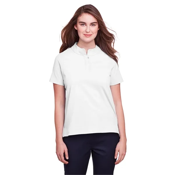 Ladies' polo made of cotton and spandex jersey with moisture-wicking and... from ASI 34063 alphabroder