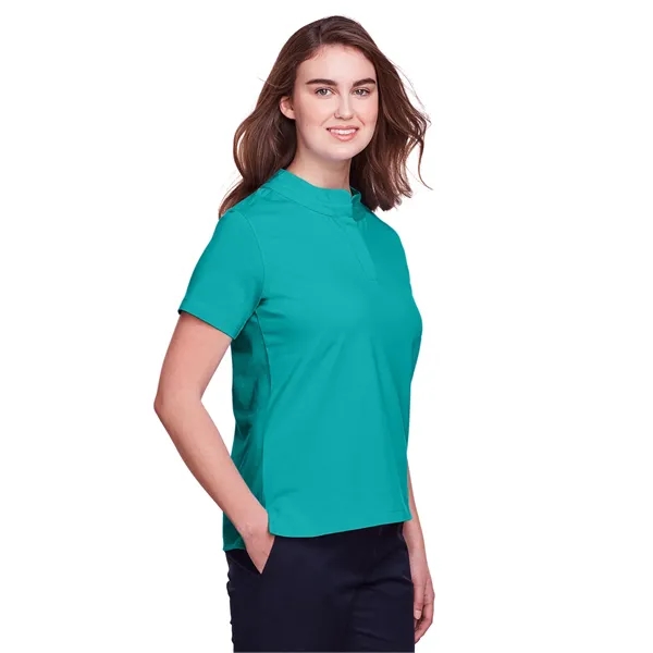 Ladies' polo made of cotton and spandex jersey with moisture-wicking and... from ASI 34063 alphabroder