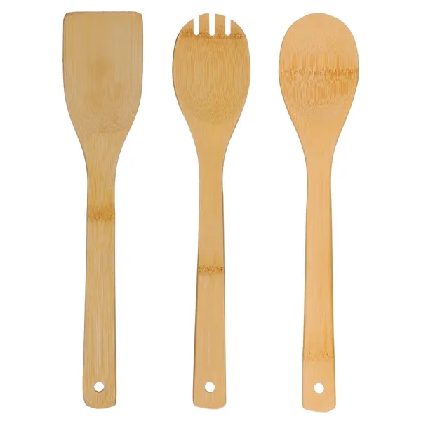 3 piece natural bamboo kitchen cooking utensils... from ASI 57655 STOPNGO Line