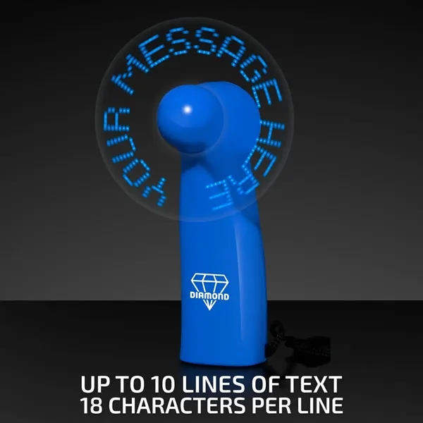 Preprogrammed LED Message Fans.... from ASI 34194 ALightPromos / Alight Promotional Products