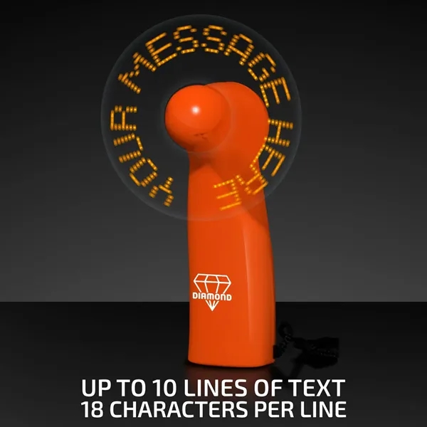 Preprogrammed LED Message Fans.... from ASI 34194 ALightPromos / Alight Promotional Products