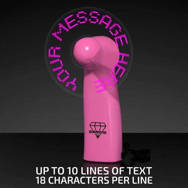 Preprogrammed LED Message Fans.... from ASI 34194 ALightPromos / Alight Promotional Products