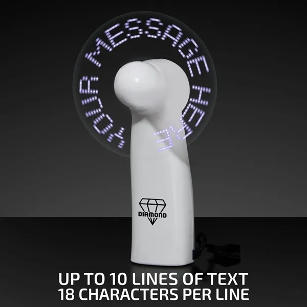Preprogrammed LED Message Fans.... from ASI 34194 ALightPromos / Alight Promotional Products