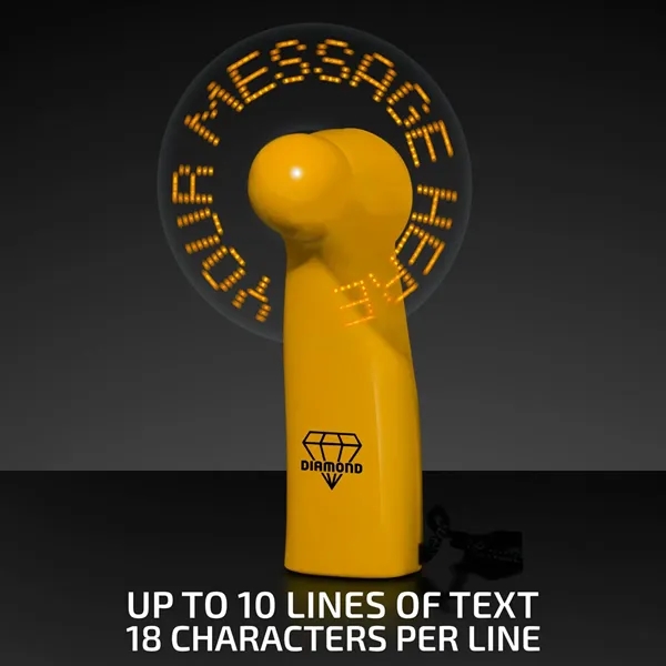 Preprogrammed LED Message Fans.... from ASI 34194 ALightPromos / Alight Promotional Products