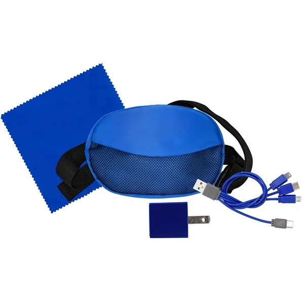 Sporty Charger, Cable and Cloth Travel Set... from ASI 30208 A P Specialties / AP Specialties