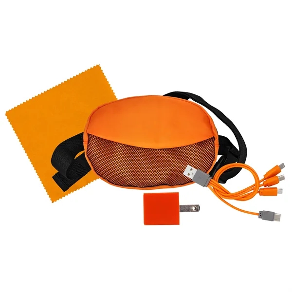 Sporty Charger, Cable and Cloth Travel Set... from ASI 30208 A P Specialties / AP Specialties