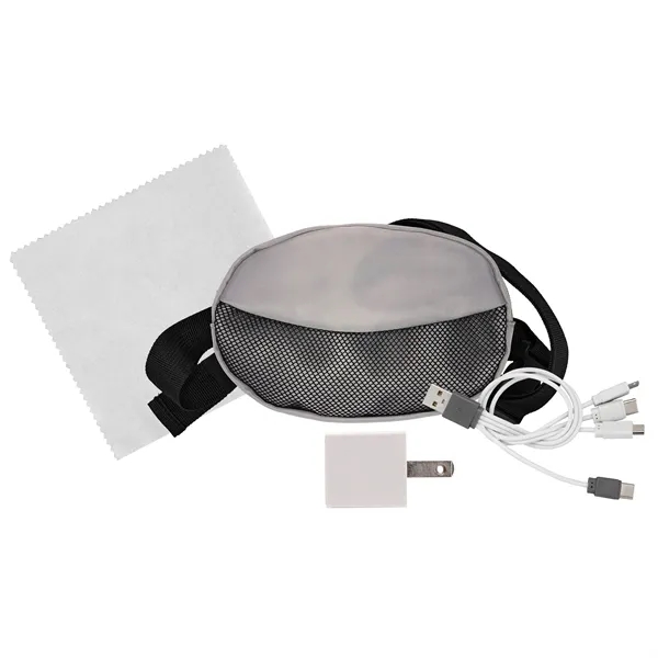 Sporty Charger, Cable and Cloth Travel Set... from ASI 30208 A P Specialties / AP Specialties