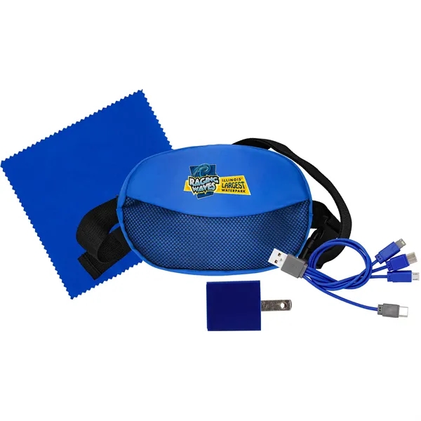 Sporty Charger, Cable and Cloth Travel Set... from ASI 30208 A P Specialties / AP Specialties