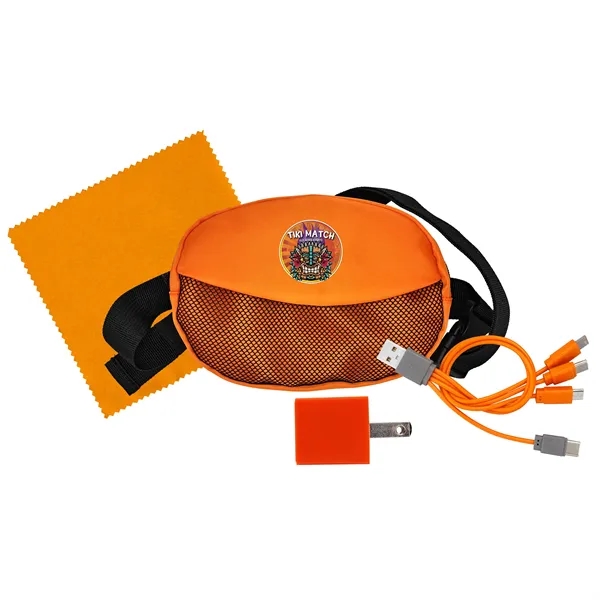 Sporty Charger, Cable and Cloth Travel Set... from ASI 30208 A P Specialties / AP Specialties