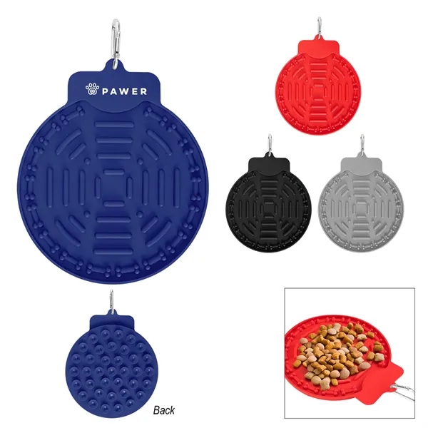 Silicone food mat for pets with textured surface.... from ASI 61125 Hit Promotional Products / Hit®