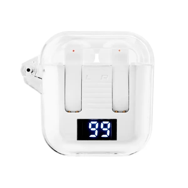 Wireless earbuds with digital power display.... from ASI 61125 Hit Promotional Products / Hit®