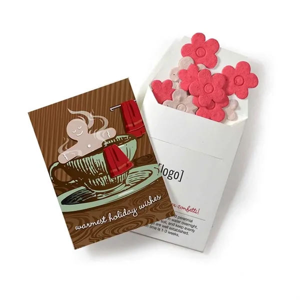 Gift pack features a recycled info envelope and plantable piece of... from ASI 40646 Bloomin Promotions / Bloomin' Promotions™