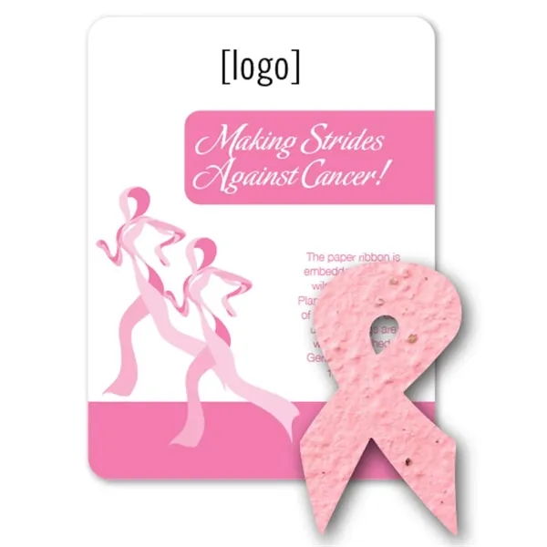Gift pack features a recycled info card and plantable BCA Ribbon... from ASI 40646 Bloomin Promotions / Bloomin' Promotions™
