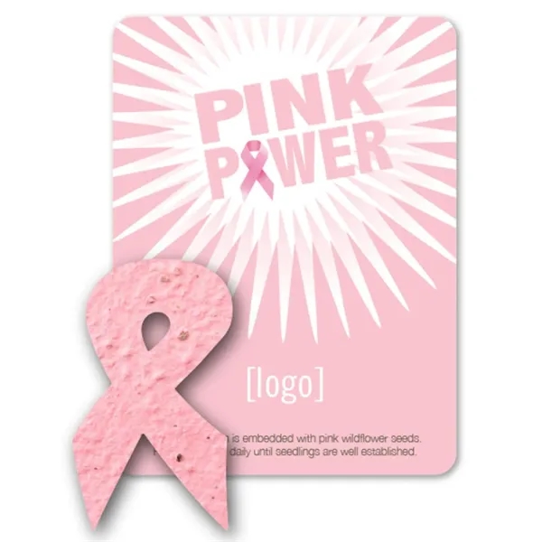 Gift pack features a recycled info card and plantable BCA Ribbon... from ASI 40646 Bloomin Promotions / Bloomin' Promotions™