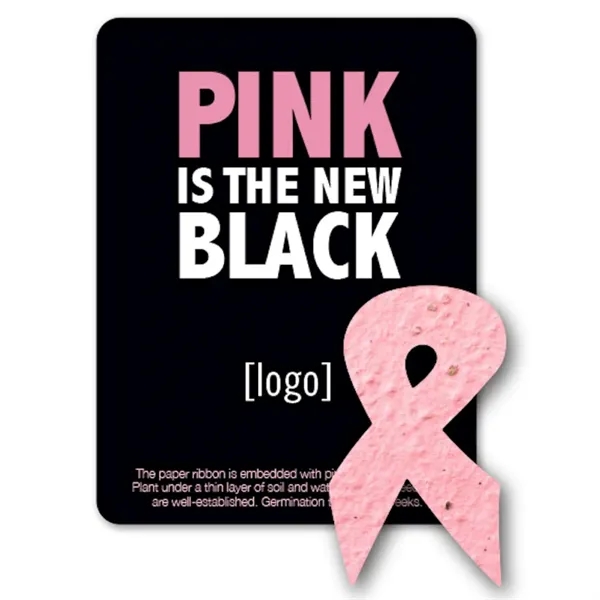 Gift pack features a recycled info card and plantable BCA Ribbon... from ASI 40646 Bloomin Promotions / Bloomin' Promotions™