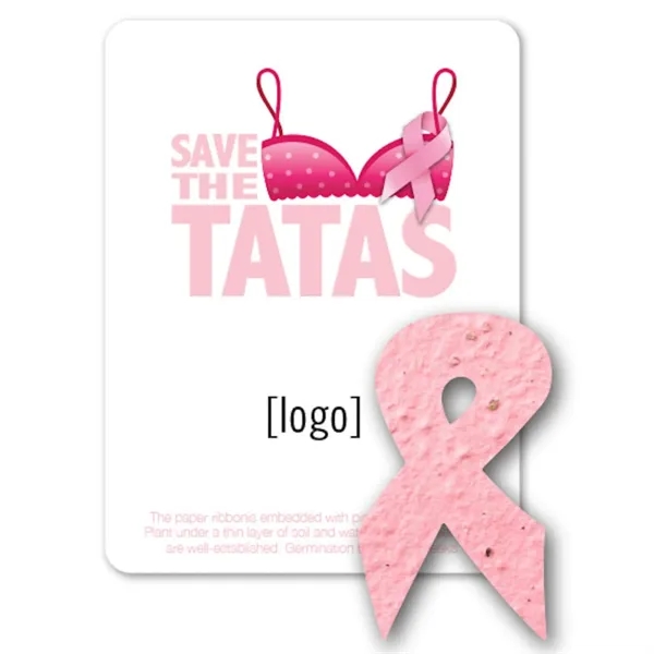 Gift pack features a recycled info card and plantable BCA Ribbon... from ASI 40646 Bloomin Promotions / Bloomin' Promotions™