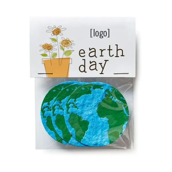 Seed paper shape pack, 3 shapes with branded header card.... from ASI 40646 Bloomin Promotions / Bloomin' Promotions™