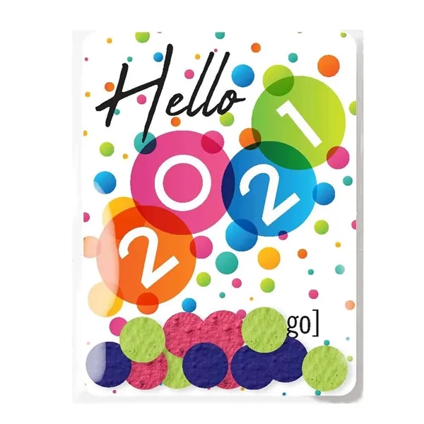 Gift pack features a recycled info card and plantable piece of... from ASI 40646 Bloomin Promotions / Bloomin' Promotions™