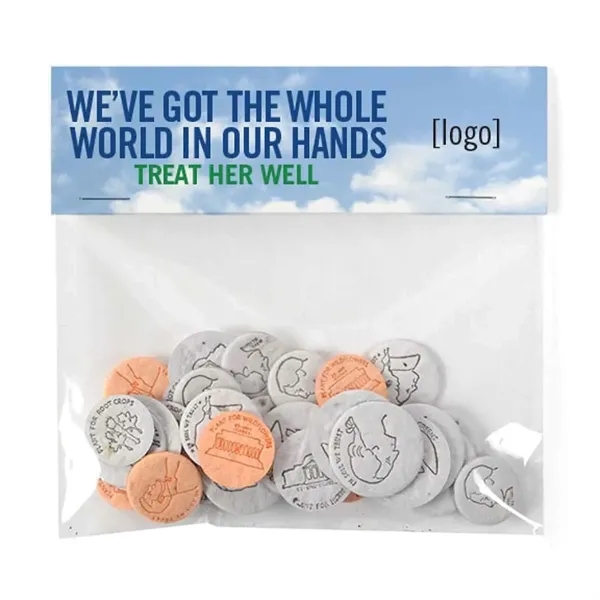 Seed Paper Coin pack, 20 coins.... from ASI 40646 Bloomin Promotions / Bloomin' Promotions™