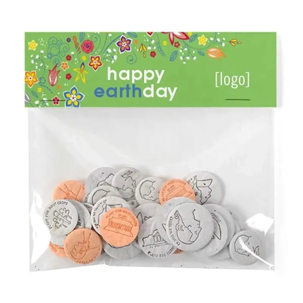 Seed Paper Coin pack, 20 coins.... from ASI 40646 Bloomin Promotions / Bloomin' Promotions™
