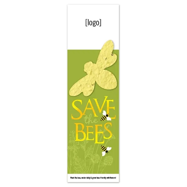 Recycled cardstock bookmark with plantable shape.... from ASI 40646 Bloomin Promotions / Bloomin' Promotions™