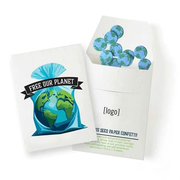 Gift pack features a recycled info envelope and plantable piece of... from ASI 40646 Bloomin Promotions / Bloomin' Promotions™