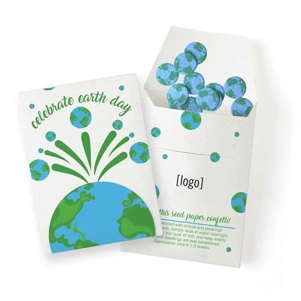 Gift pack features a recycled info envelope and plantable piece of... from ASI 40646 Bloomin Promotions / Bloomin' Promotions™
