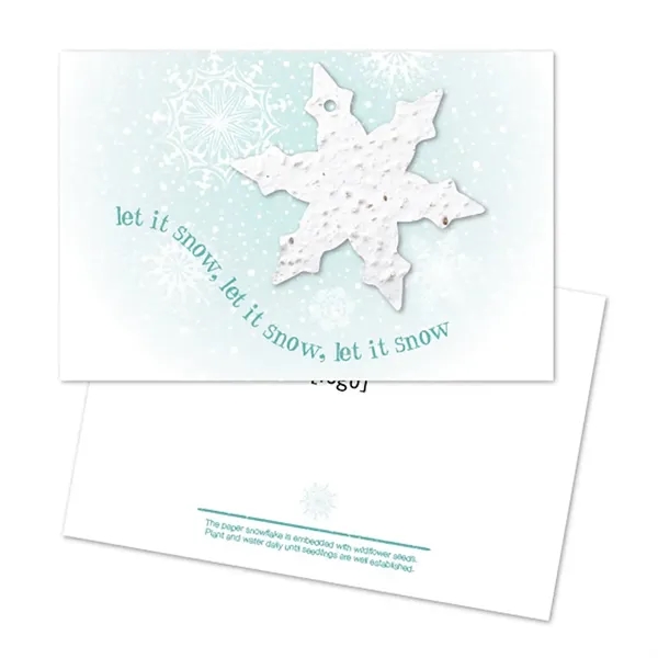 Two- part postcard with seed paper shape.... from ASI 40646 Bloomin Promotions / Bloomin' Promotions™