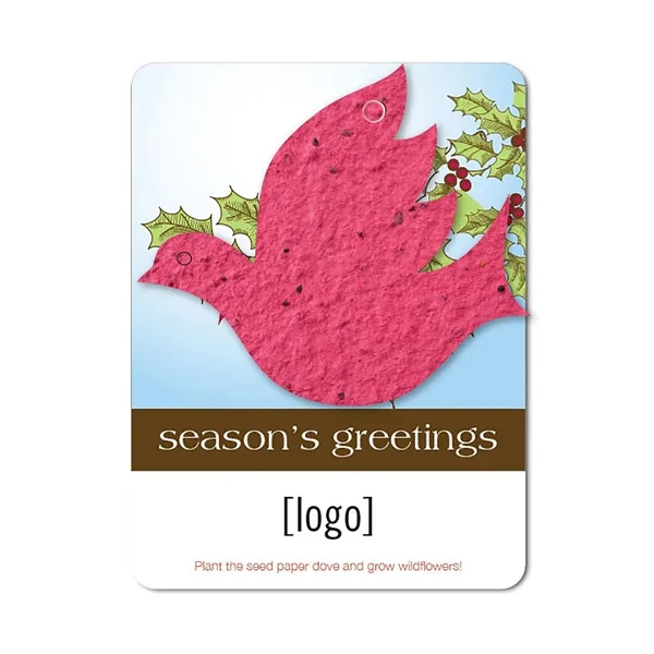 Gift pack features a recycled info card and plantable piece of... from ASI 40646 Bloomin Promotions / Bloomin' Promotions™