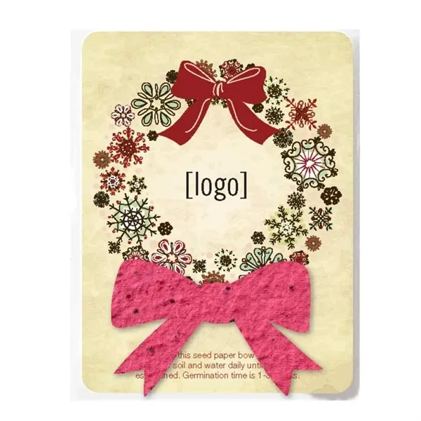 Gift pack features a recycled info card and plantable piece of... from ASI 40646 Bloomin Promotions / Bloomin' Promotions™