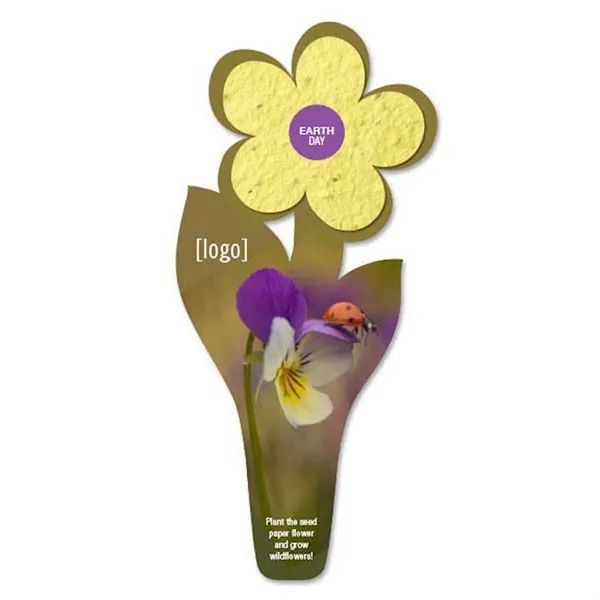 Flower seed paper bookmark for Earth Day.... from ASI 40646 Bloomin Promotions / Bloomin' Promotions™