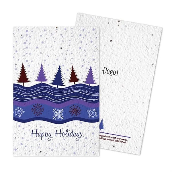 Holiday seed paper post card.... from ASI 40646 Bloomin Promotions / Bloomin' Promotions™